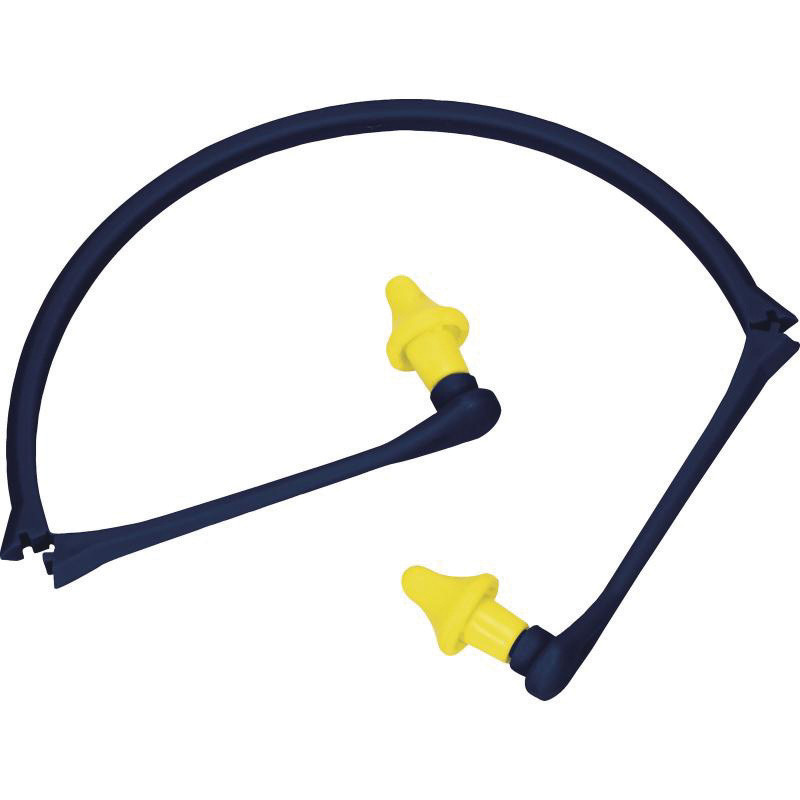 VENITEX Bouchons d'oreilles rutilisables relis par un arceau pliable, Delta Plus
