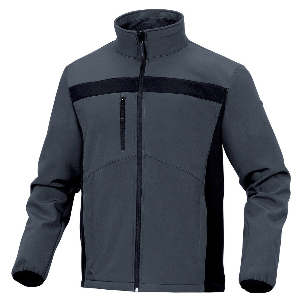 DELTA PLUS Veste de travail grise et noir Lulea 2 Deltaplus, Taille XL