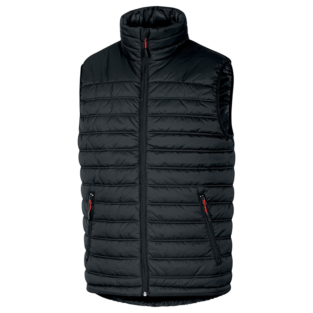 DELTA PLUS Gilet doudoune Ripstop Noir et Rouge - Taille XXL