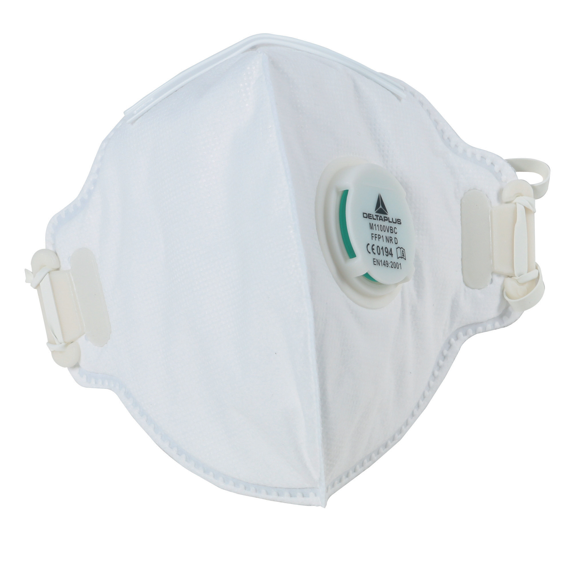 Masques de protection FFP1 pliables avec soupape, lot de 10