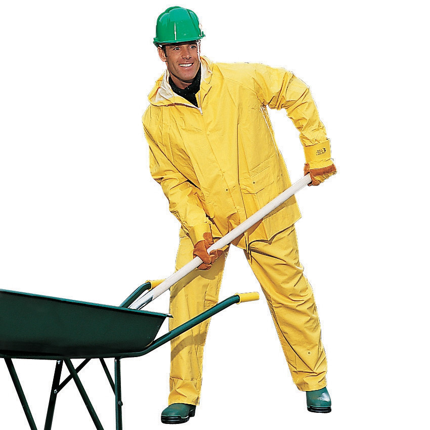 DELTA PLUS Ensemble de pluie jaune Delta Plus, taille XL-XXL