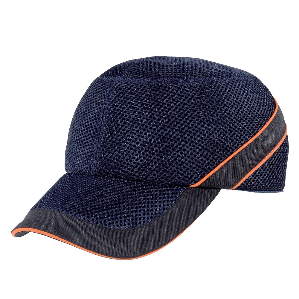 Casquette anti-heurt type base ball Aircoltan Delta Plus, marine et noir, taille unique rglable