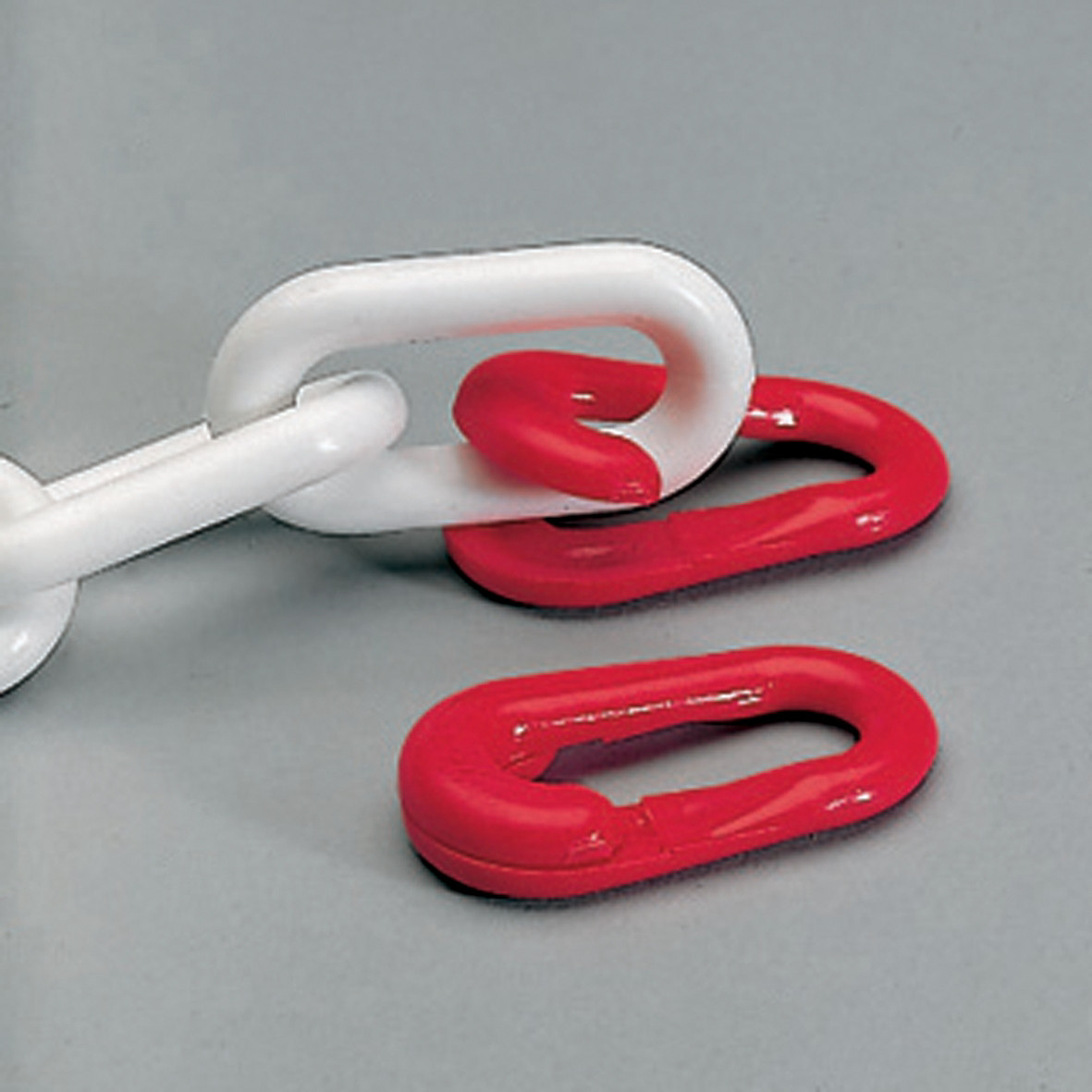 2 anneaux brisés rouges diamètre 8 mm