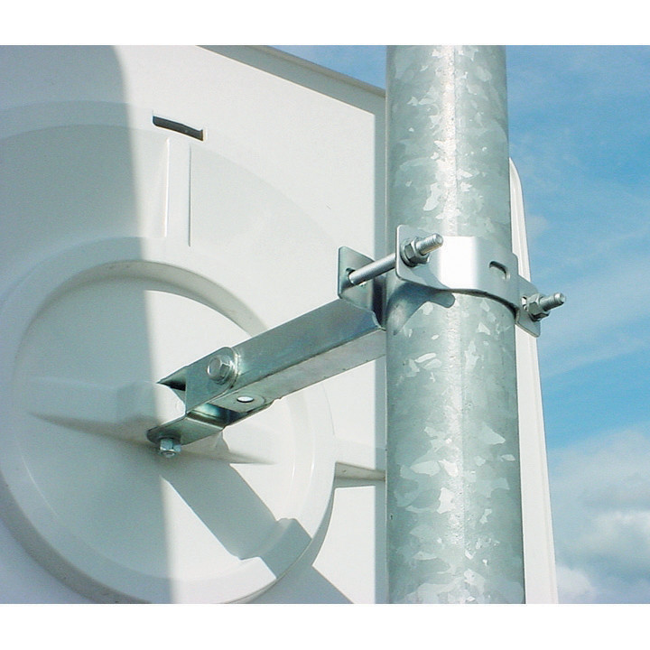 Poteau de fixation pour miroirs acier galvanisé hauteur 4 m