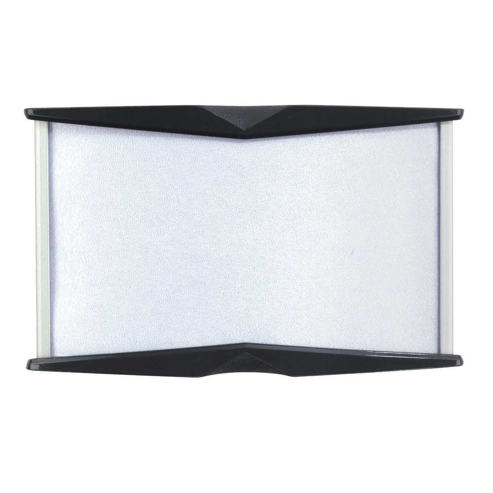 Plaque professionnelle personnalise Pyxis 5,5 x 9 cm grise