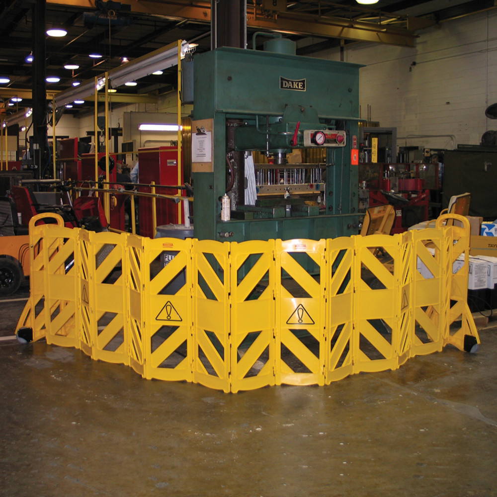 RUBBERMAID Barrière de sécurité mobile 4 m