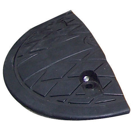 MOTTEZ Embout demi-cercle pour ralentisseur en modules 5 cm noir
