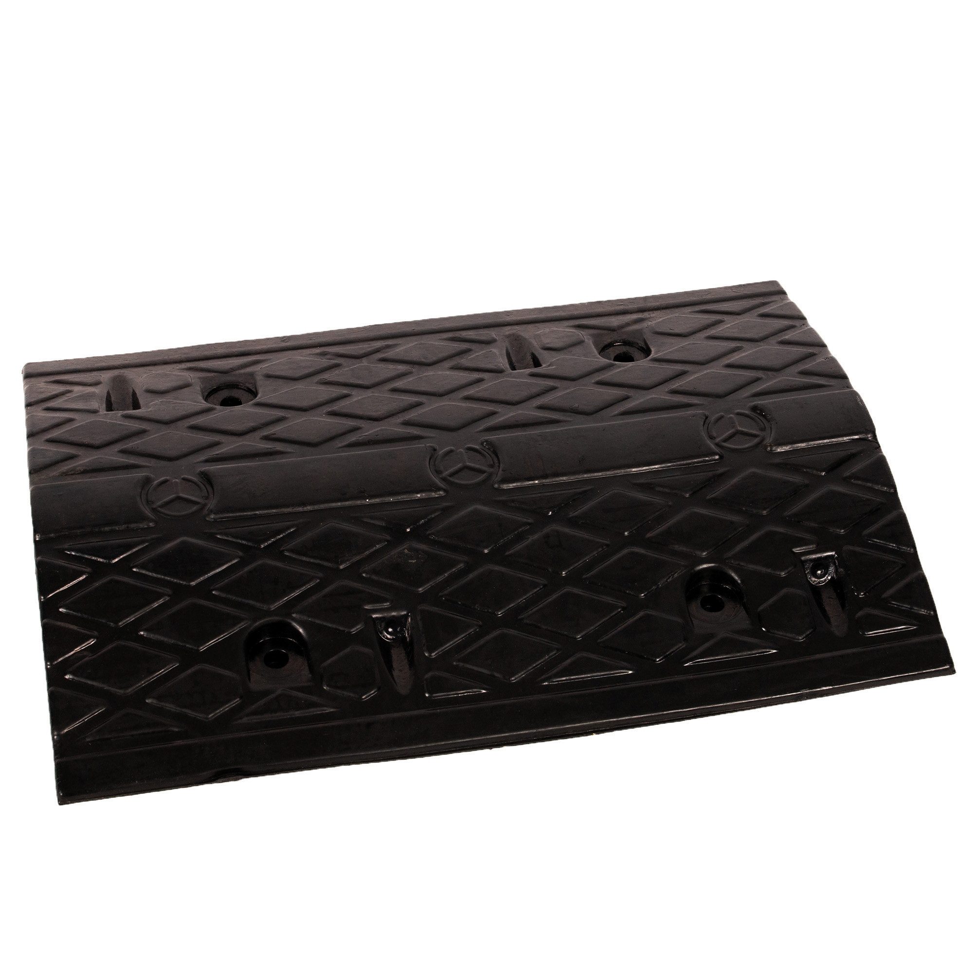 Ralentisseur élément droit noir 50 cm