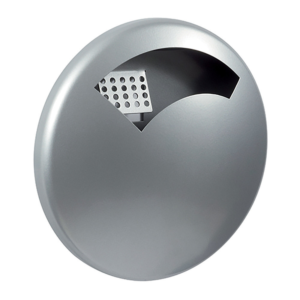 ROSSIGNOL Cendrier mural extérieur Rossignol 1,5 L gris métal