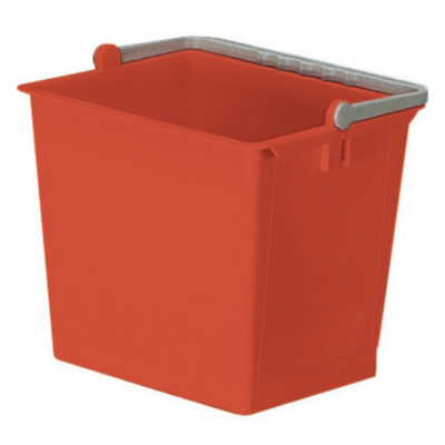 Seau 6 L rouge