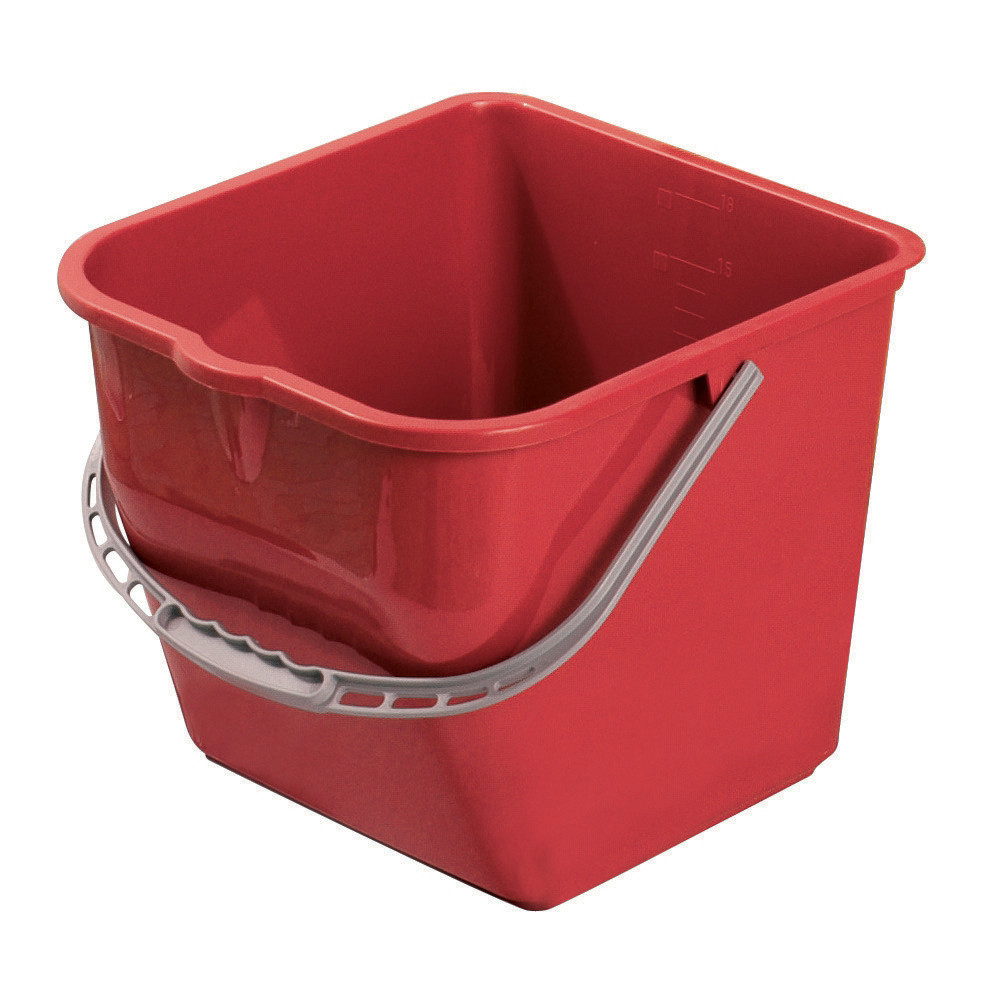 DIT Seau professionel 17 L rouge