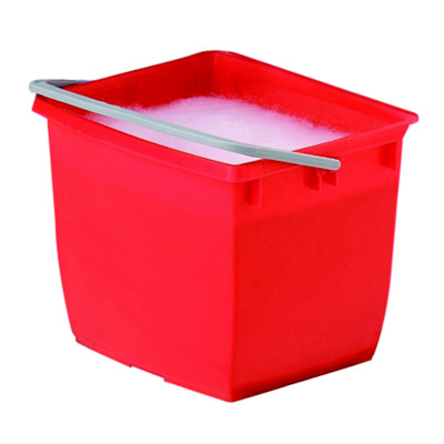 Seau 13 L rouge