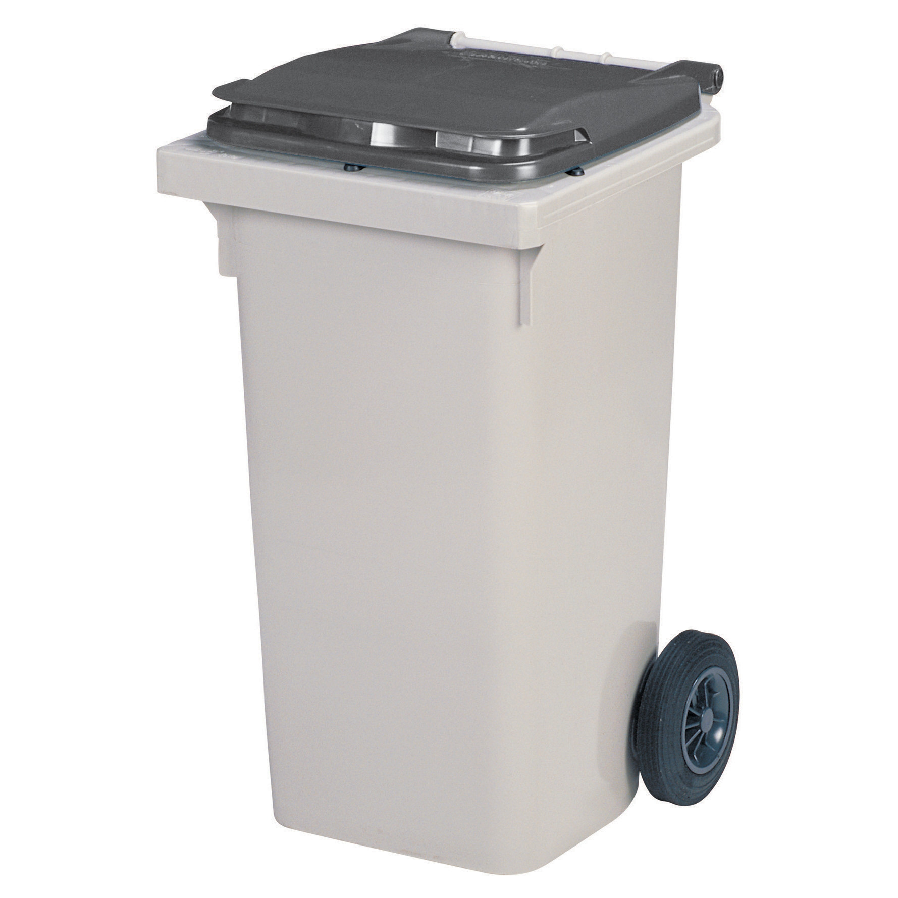 Conteneur 2 roues Rossignol prise frontale gris 120 L