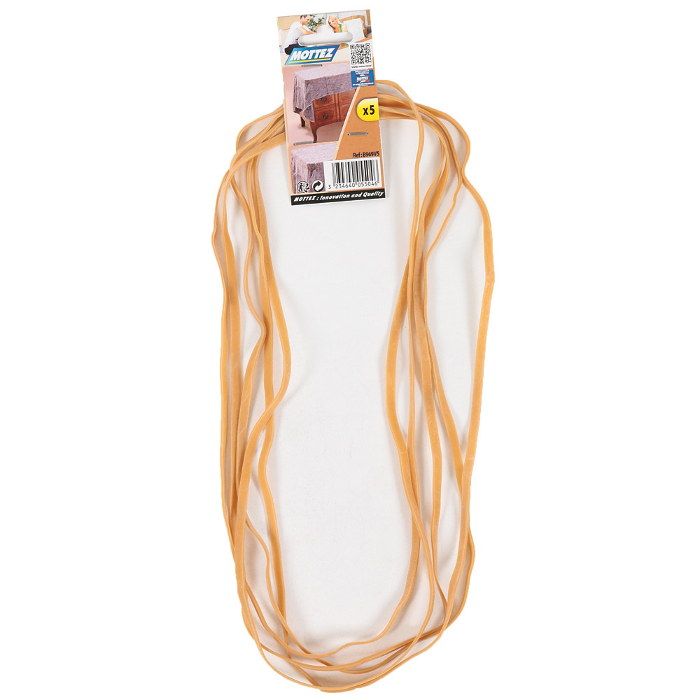 MOTTEZ 5 bracelets lastiques extensibles dmnageurs de 50  200 cm