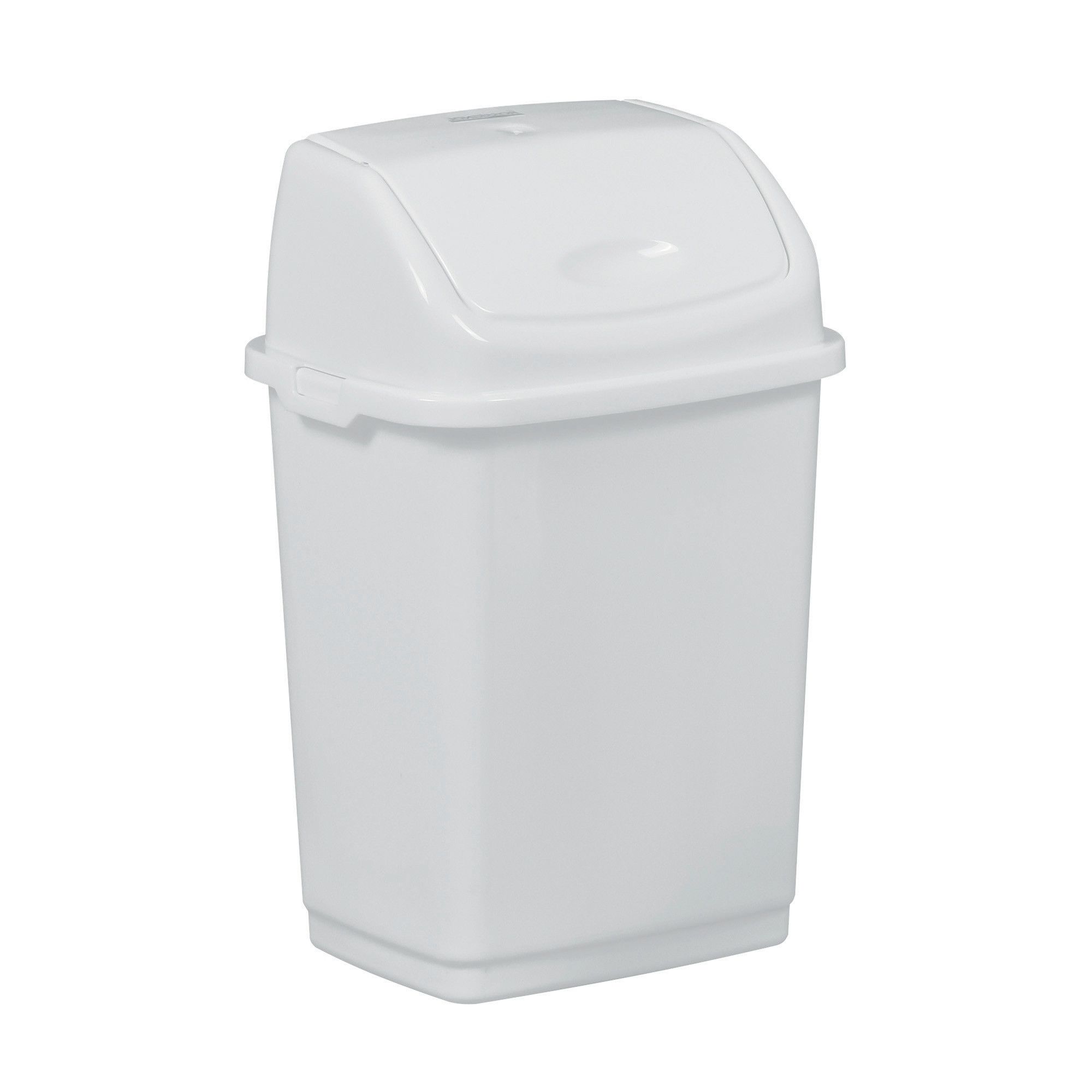 Poubelle à couvercle basculant Rossignol Clap blanche 5 L