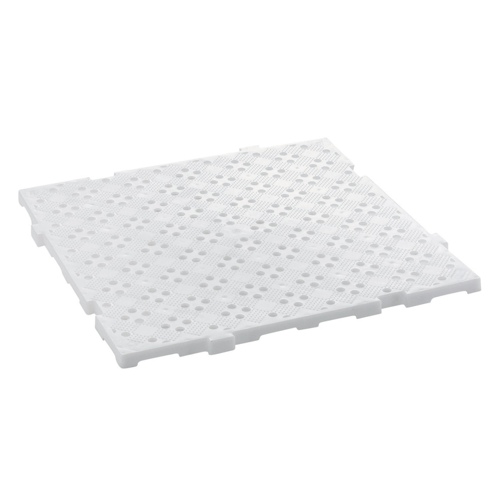 GILAC Caillebotis plastique blanc Gilac 50 x 50 cm