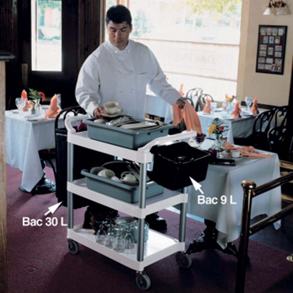 RUBBERMAID+Bac+15.1+L+pour+chariots+alimentaires+Rubbermaid