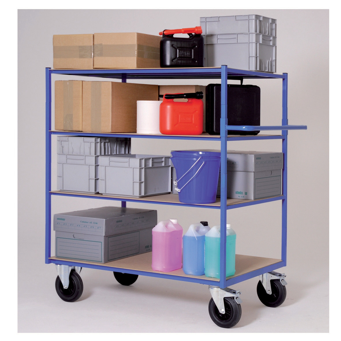 Chariot+à+etages+fixes+fortes+charges+jusqu%27à+500+kg