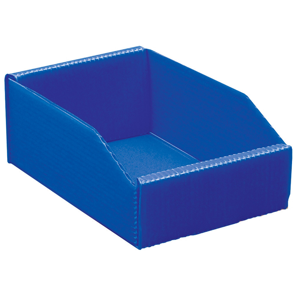 25 Bacs pliables polypro 1 Litre bleu
