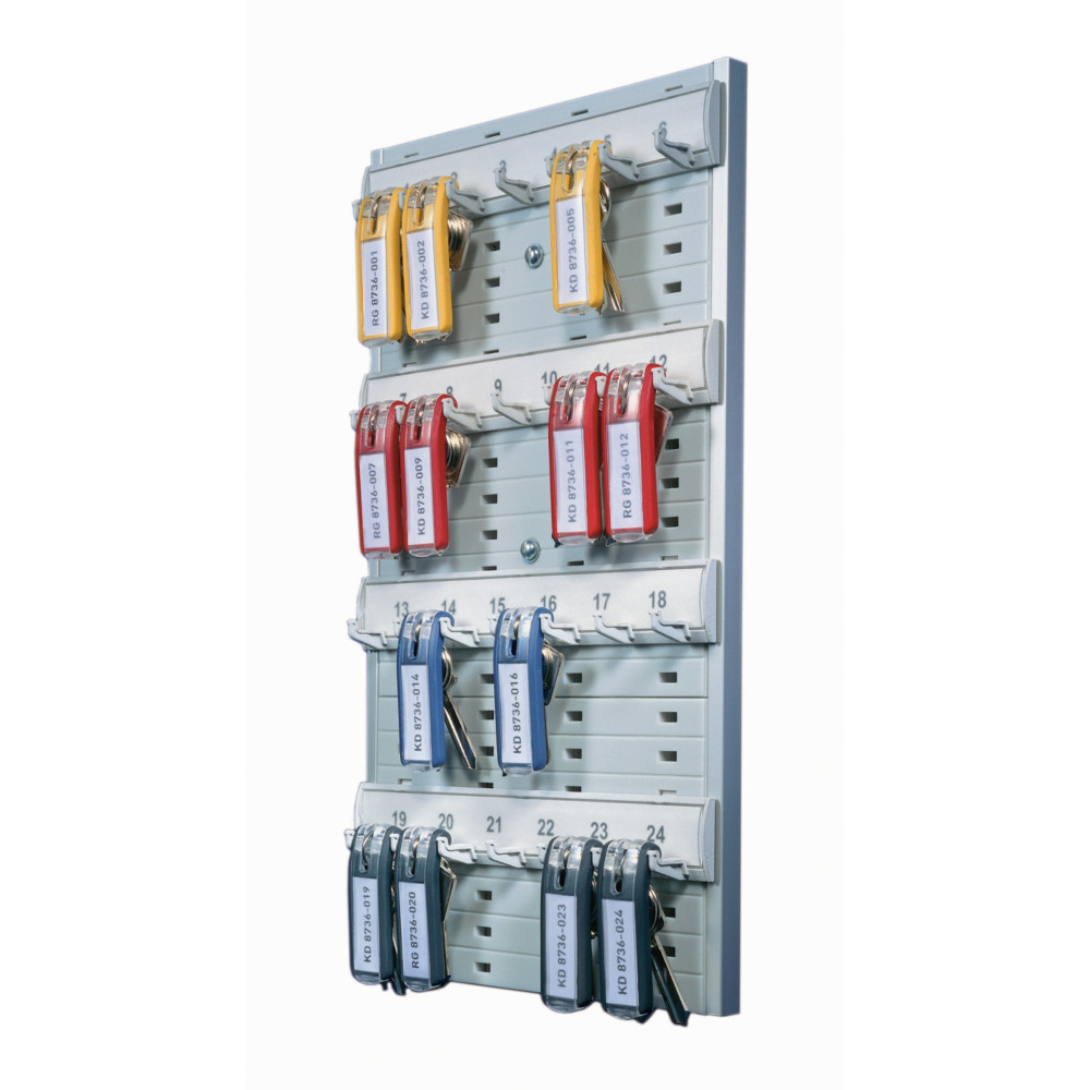 DURABLE Panneau porte-cls mural capacit 24 cls