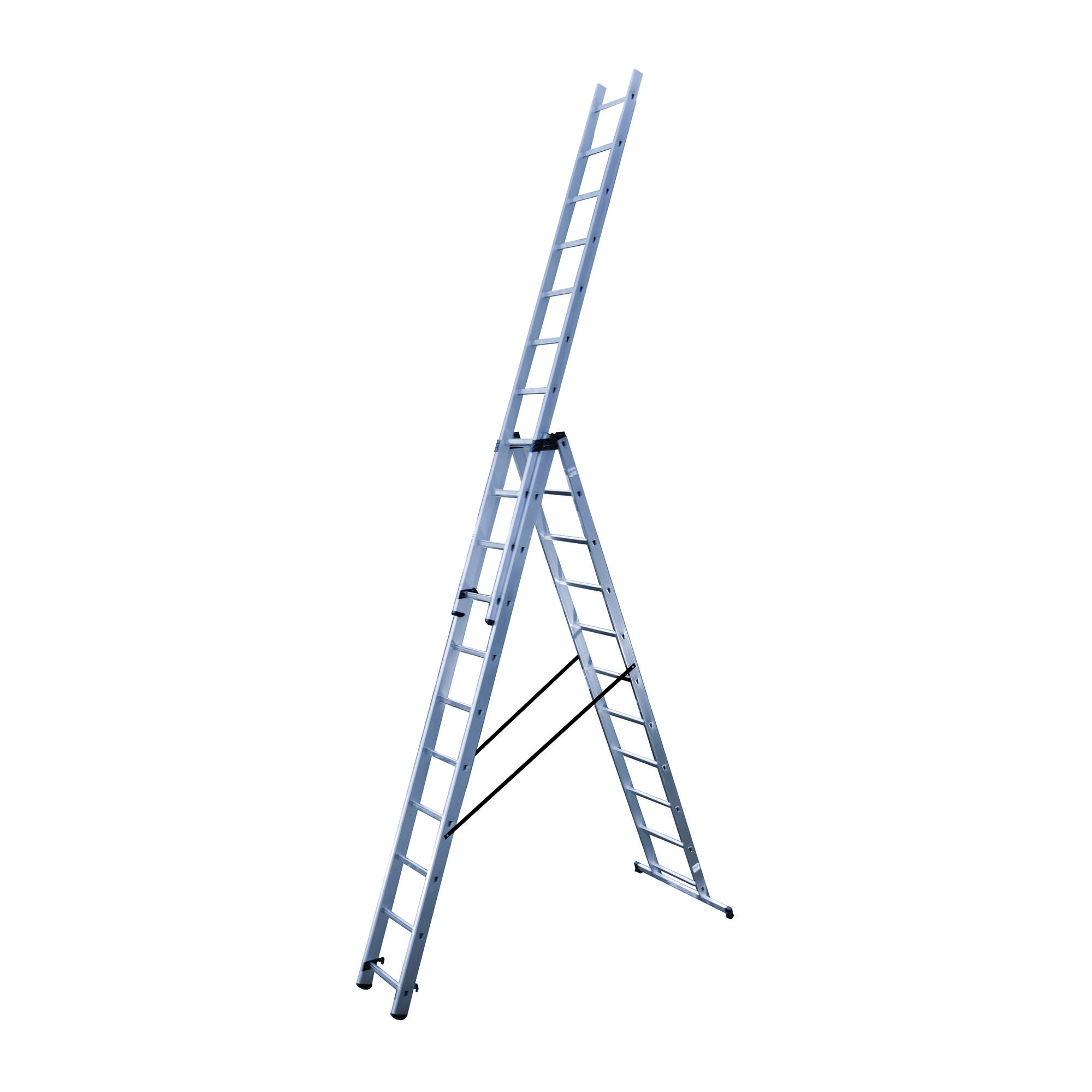 Echelle transformable 3 plans HAILO 3 x 11 échelons