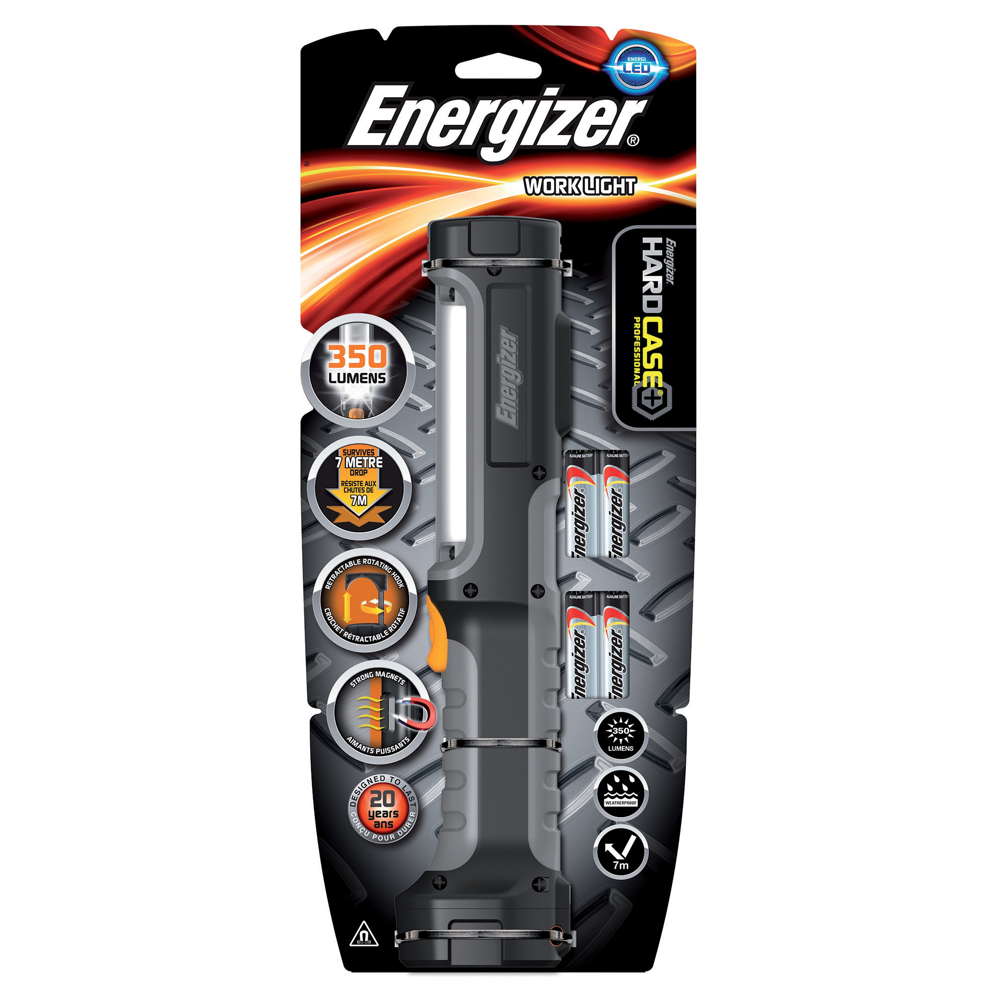 Energizer Baladeuse LED Professionnelle Hardcase Blanc - vue 4