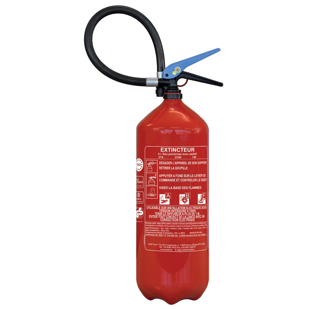 LIFEBOX Extincteur  eau 6 L
