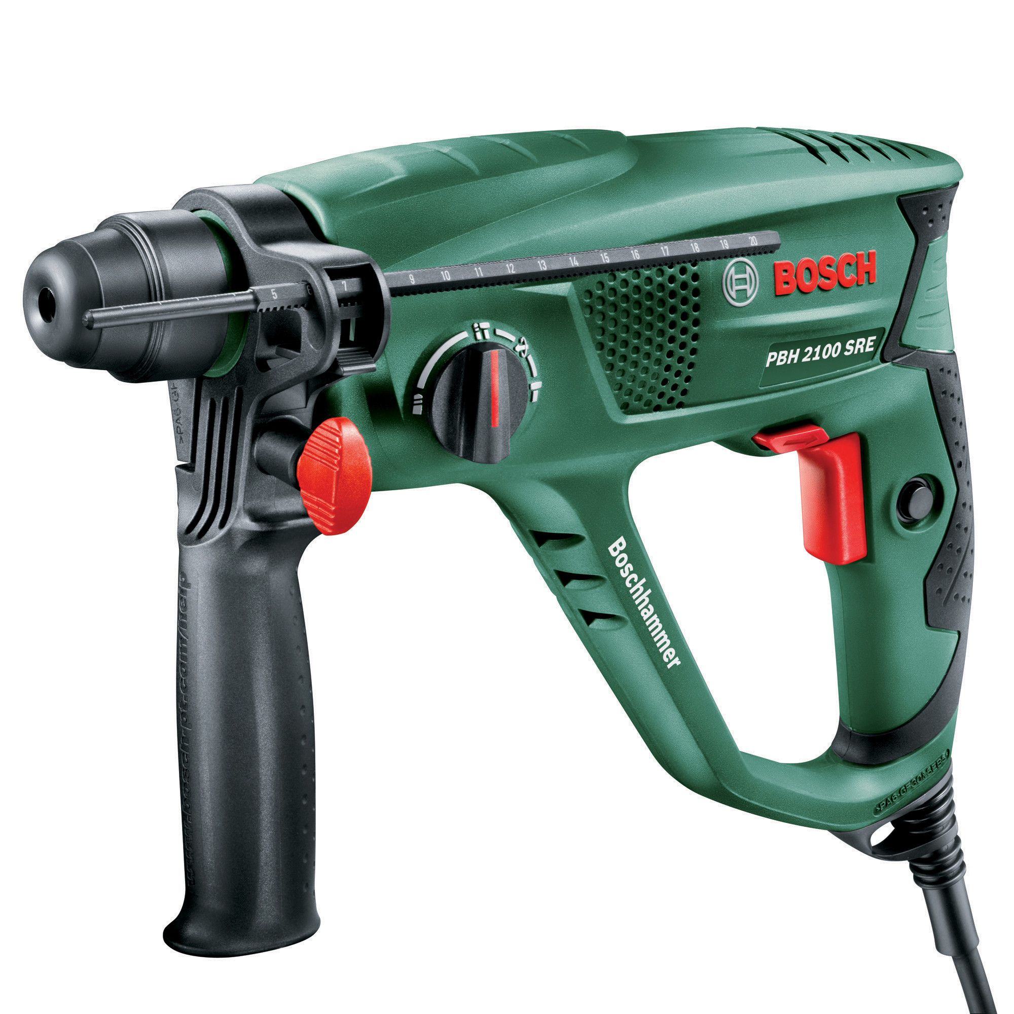 Marteau Perforateur Bosch PBH 2100 SRE – 550 W, SDS-plus, Accessoires Inclus