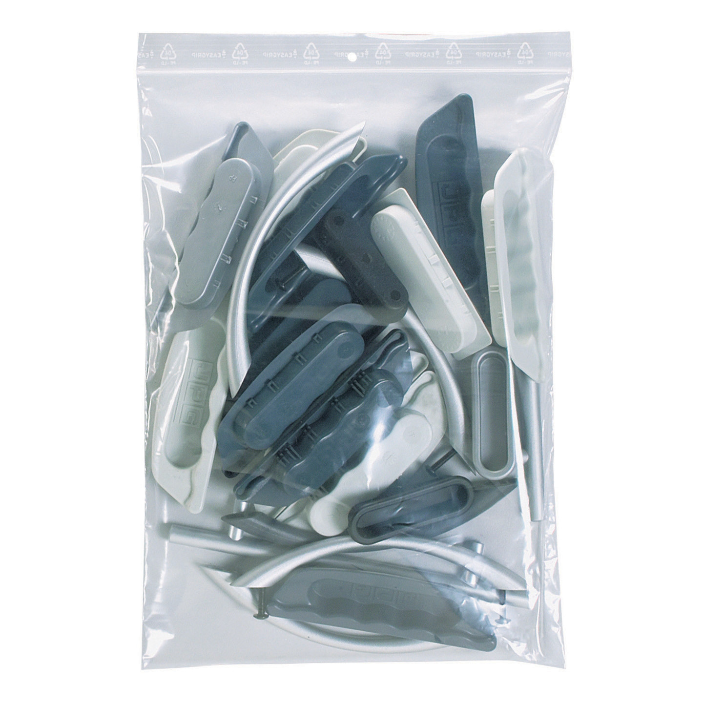 1000 sachets à fermeture zip épaisseur 50 microns, 30 x 40 cm