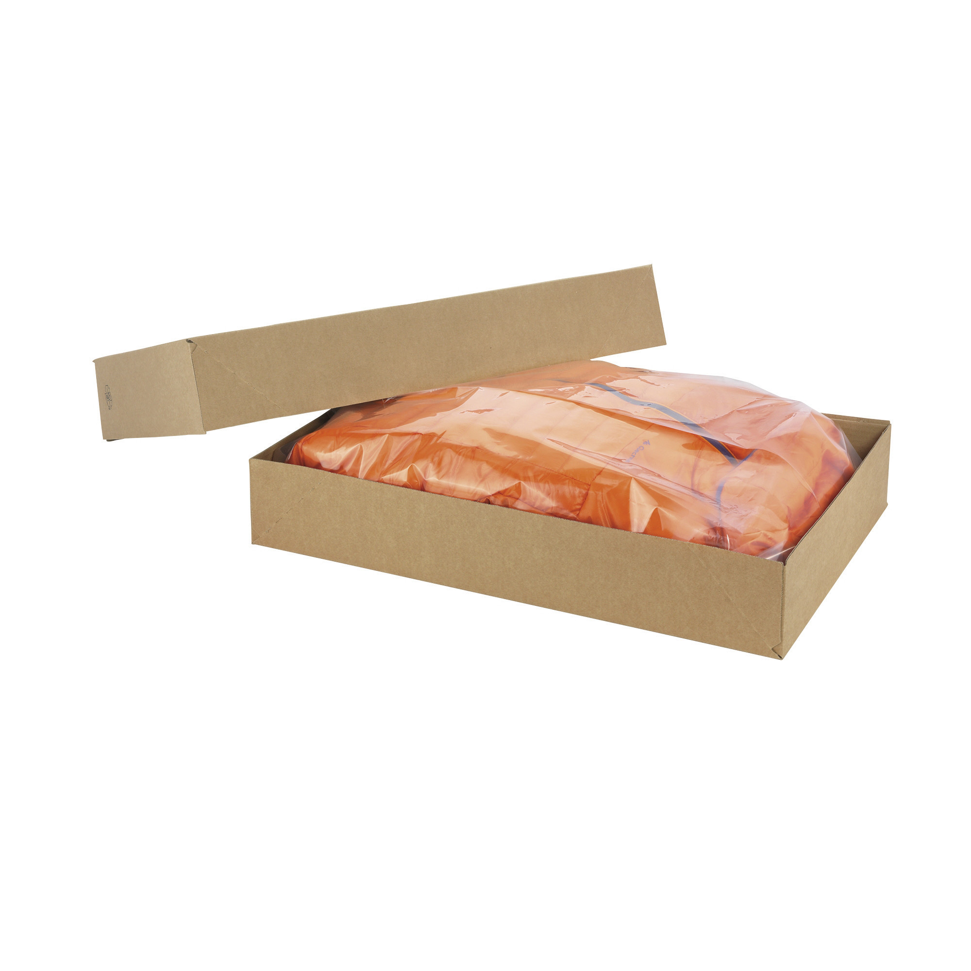 Caisse carton télescopique simple cannelure à montage instantané 60x40x10/18 cm, lot de 10