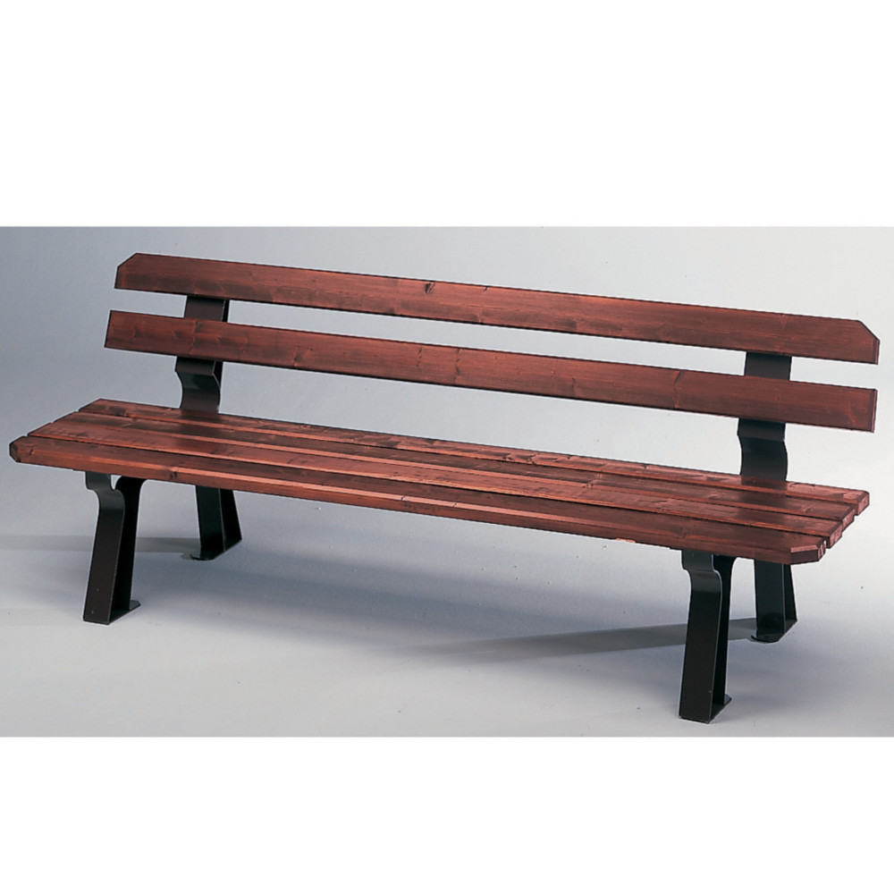 Banc bois 6 lames