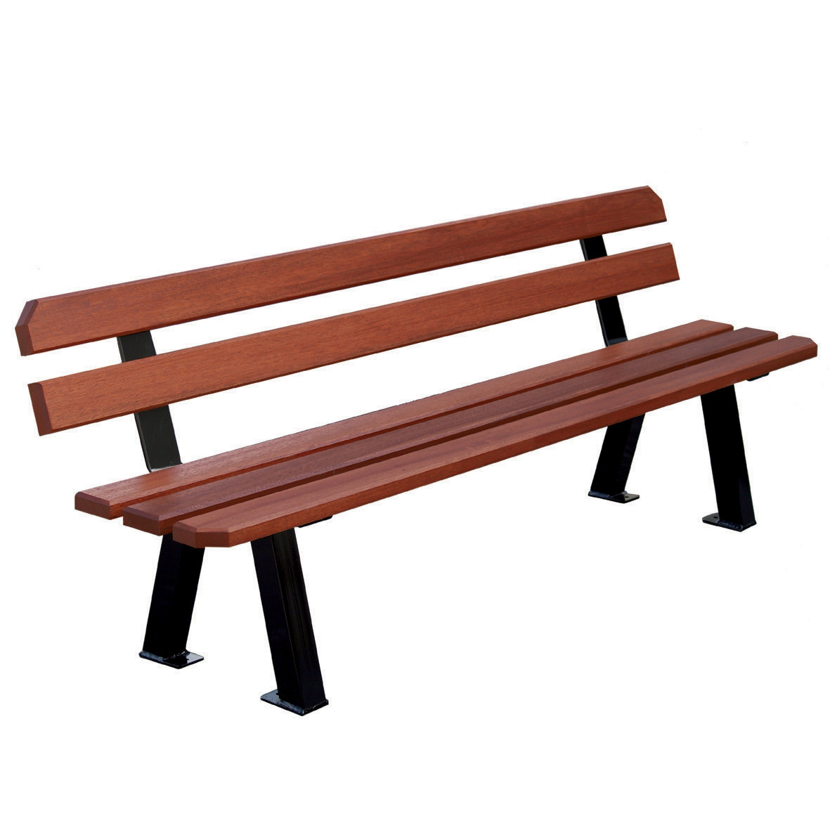 Banc bois 5 lames