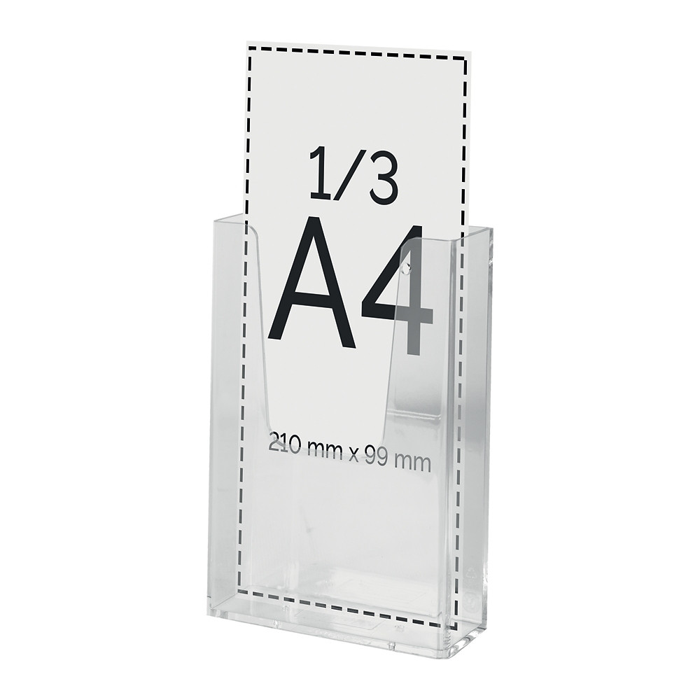QUICKTO 2 prsentoirs muraux simple case format 1/3 A 4