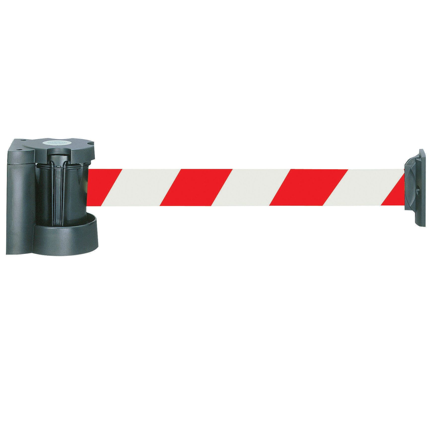 Support mural à sangle rouge et blanc 3 m