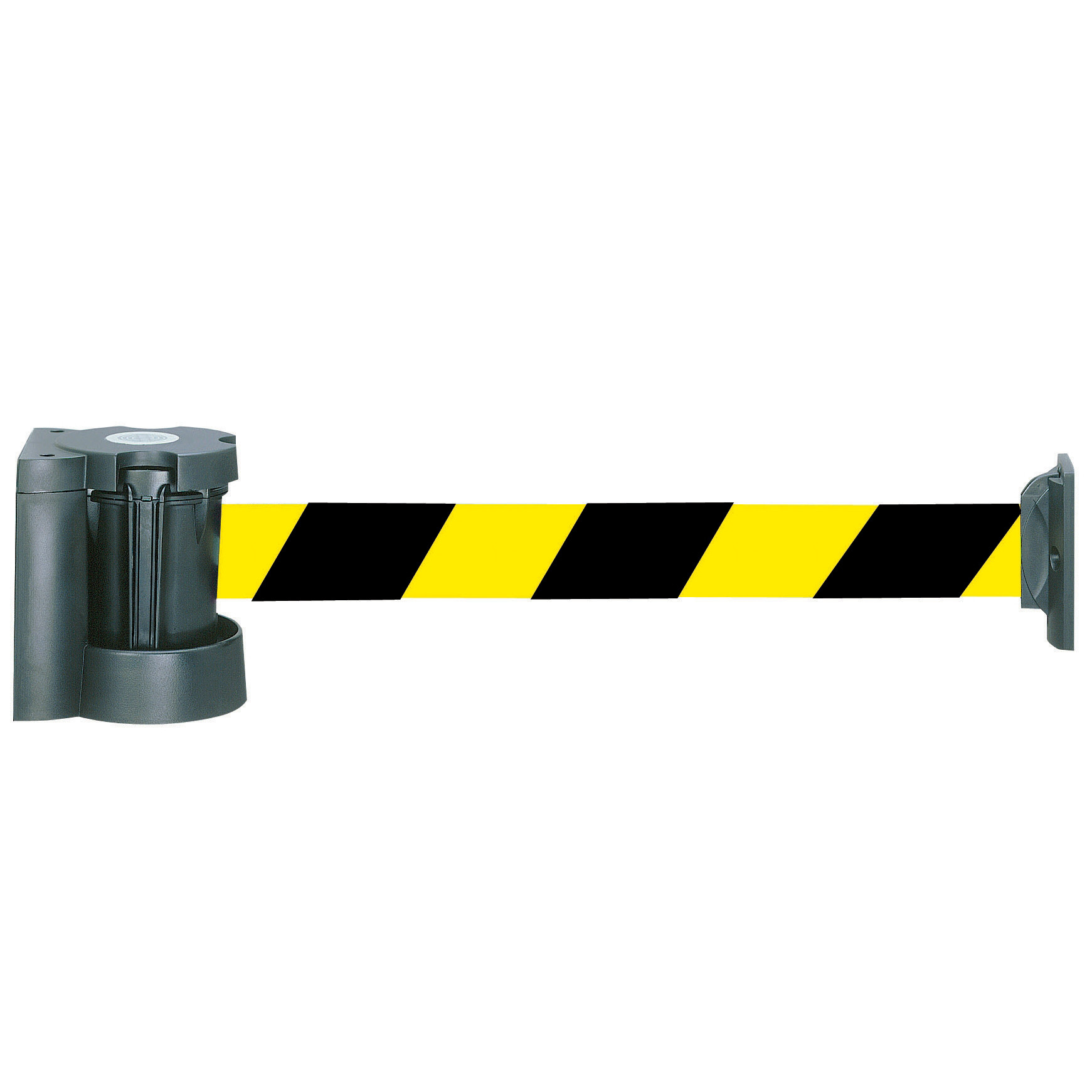 Support mural à sangle jaune et noir 3 m