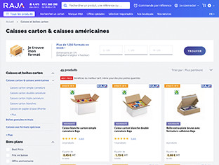 Aperçu du site e-commerce