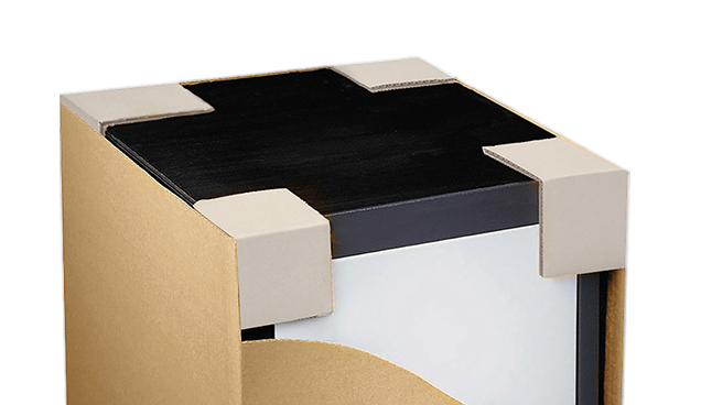 Karton-Kantenschutz, Ecken und Abstandshalter