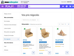 Aperçu du site e-commerce