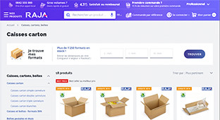 Aperçu du site e-commerce