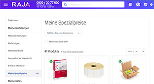 Aperçu du site e-commerce