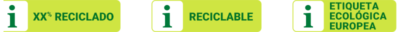 XX% Reciclado
