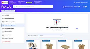 Vista previa del sitio web de comercio electrónico