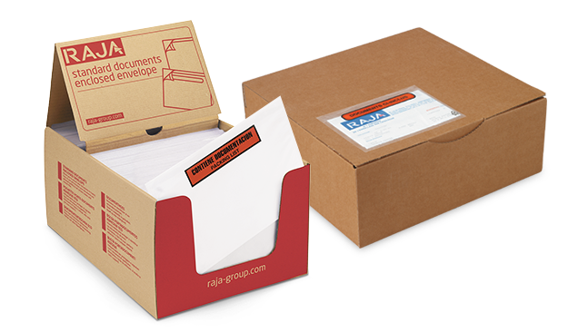 Envelopes adesivos packing list com mensagem