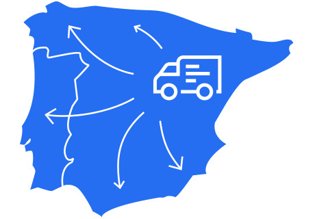 Con un plazo de entrega de 24/48h* en la España Peninsular y 48/72h en Portugal