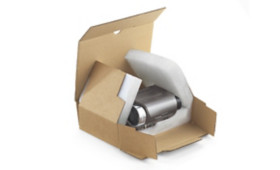 Cartons et boîtes avec calage intégré