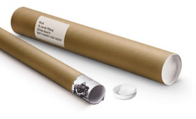 Tubes postaux ronds