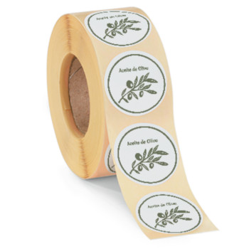 Étiquettes en rouleau en pose manuelle personnalisées