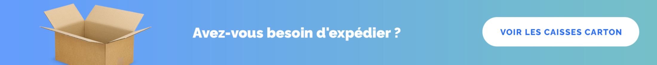 Caisses, cartons, boîtes
