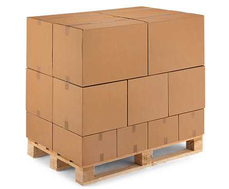 Cartons adaptés pour la palettisation