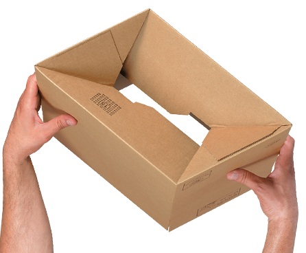 Cartons et boîtes pour un emballage rapide